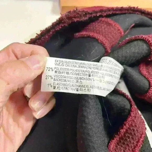 ZARA WOMAN Red Mini Skirt Tulip Flare Academia Pleated Flowy Women XS - Picture 7 of 7